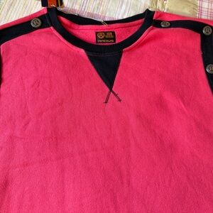 Men's Lava Red & Black Sweater- Sweatshirt‎ SIZE XXL New With Tag Radius